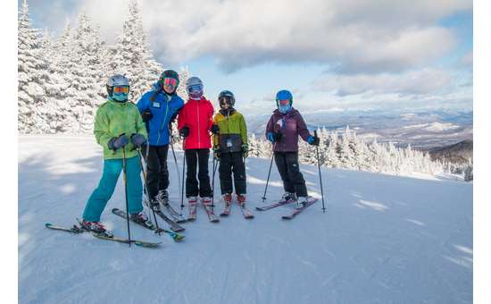 Ski with kids on Gore Mountain